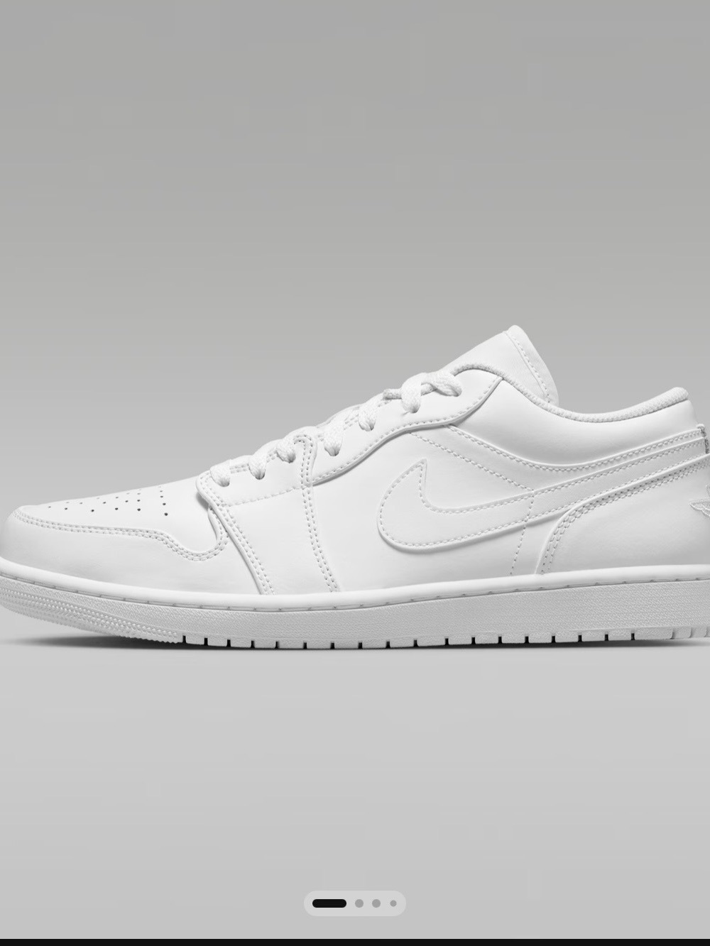 Men’s Air Jordan 1 Low white/white